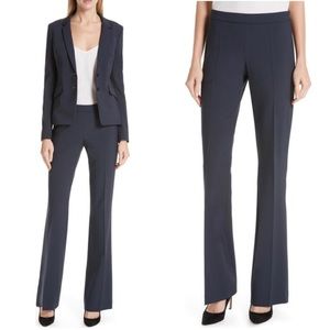 hugo boss tulea side zip wool trousers